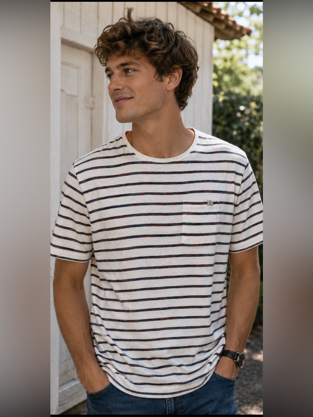 Tom Tailor Crew Neck T-Shirt. Men’s Sz-XL. Preppy | Coastal | Seaside | Coastal